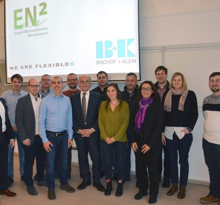 Das Energieeffizienznetzwerk Niederbayern EN² zu Besuch bei Bischof + Klein in Konzell