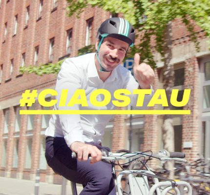 Aktion für klimaschonendere Mobilität „CIAO STAU“