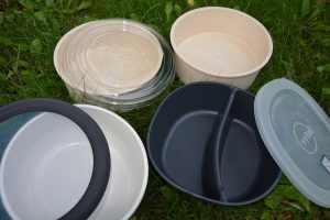 Mehrwegbehälter für take-away Essen und Getränke