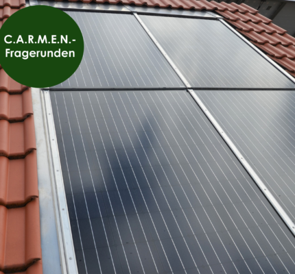 „Mit Energie ins Wochenende” – C.A.R.M.E.N.-Fragerunden zur Aufdach-Photovoltaik