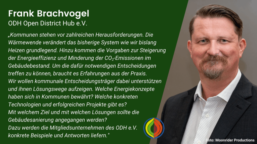 Frank Brachvogel von ODH e.V. spricht über Herausforderungen bei der Wärmewende