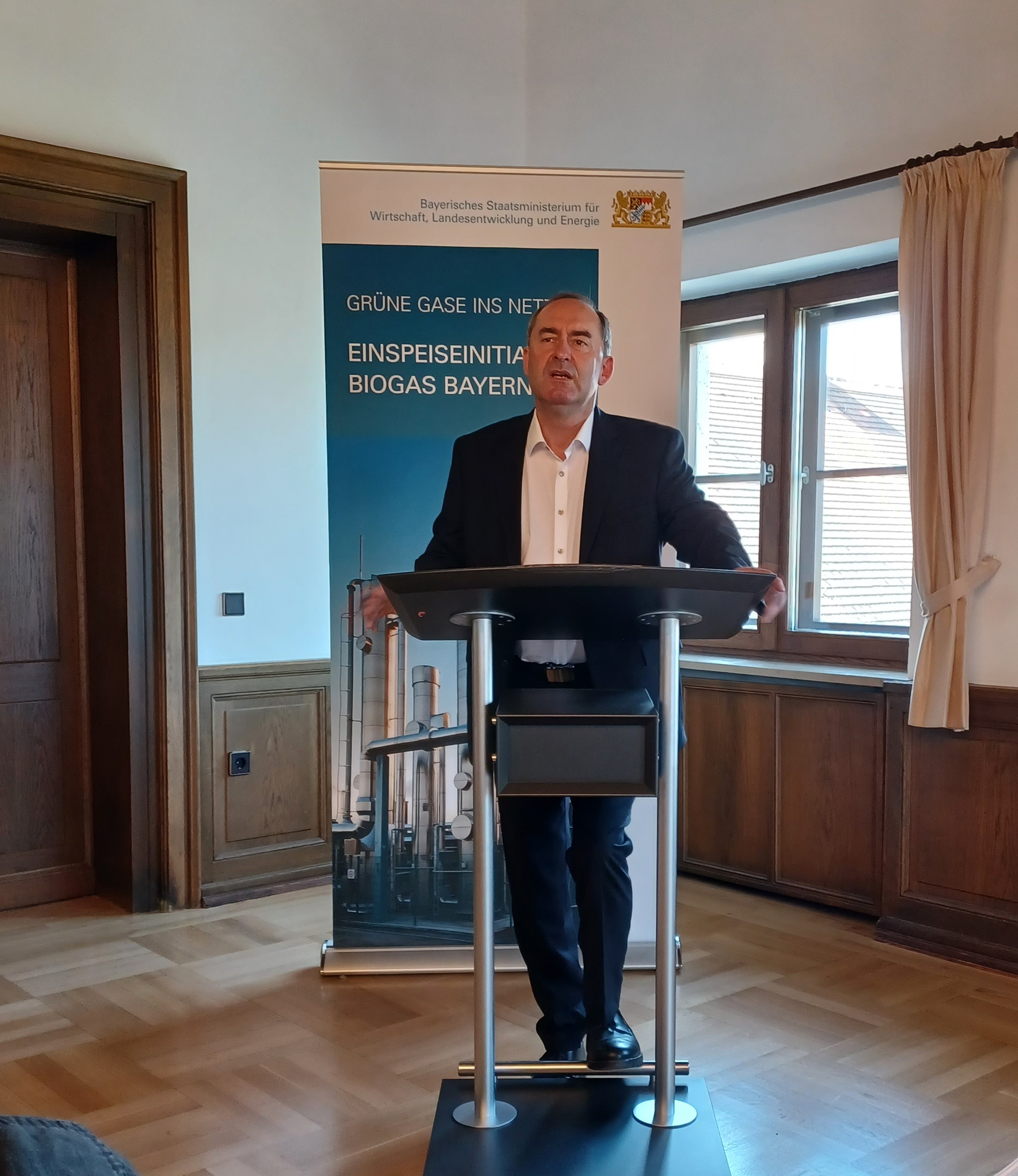 Einspeiseinitiative Biogas Bayern Hubert Aiwanger