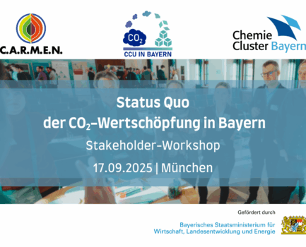 CO₂ als Rohstoff denken: Start der Stakeholder-Workshops des Projekts „CCU in Bayern“