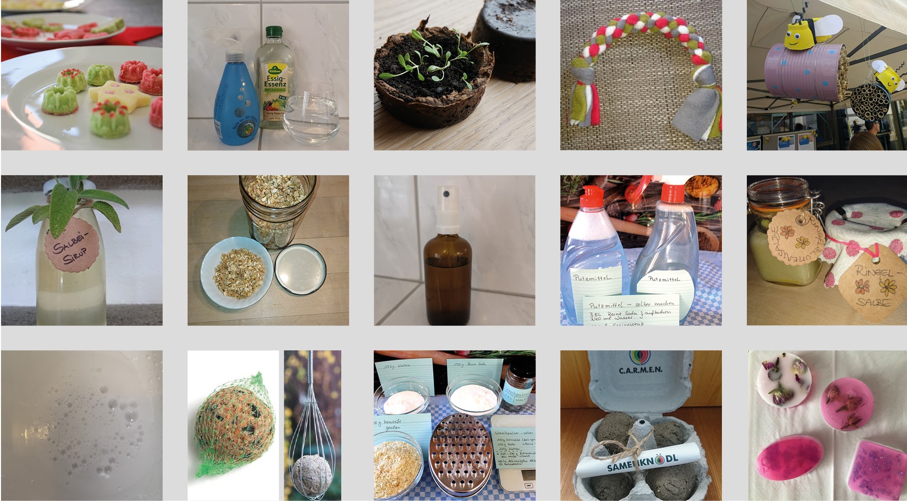 30 Nachhaltigkeit-Rezepte und Tipps von C.A.R.M.E.N. e.V. in der Broschüre