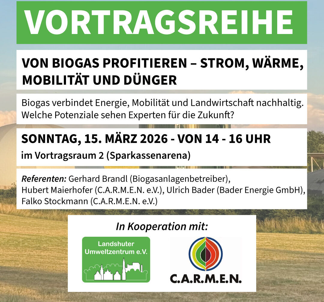 C.A.R.M.E.N. e.V. bei der Landshuter Umweltmesse 2026