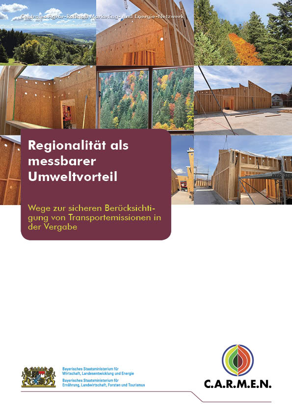 Titelblatt der Broschüre: "Regionalität als messbarer Umweltvorteil"