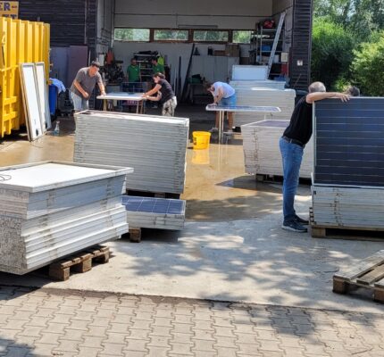 Großes Interesse an PV-Upcycling-Aktion in Straubing