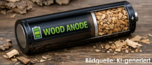 Eine Batterie mit Lignin
